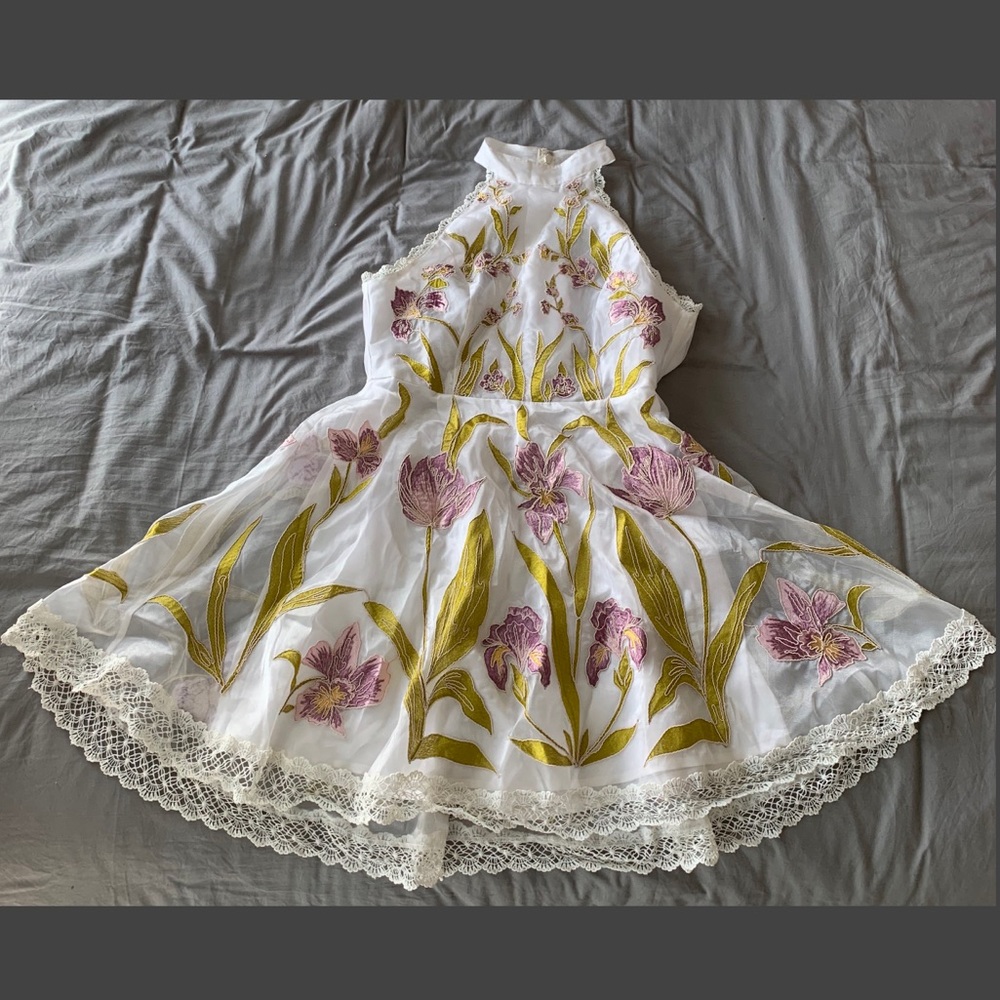 ASOS Design high neck mini dress